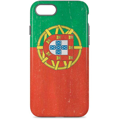 Portugal Flag Distressed iPhone Cases